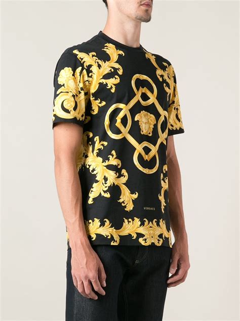 versace long sleeve t shirt black|Versace look alike shirts.